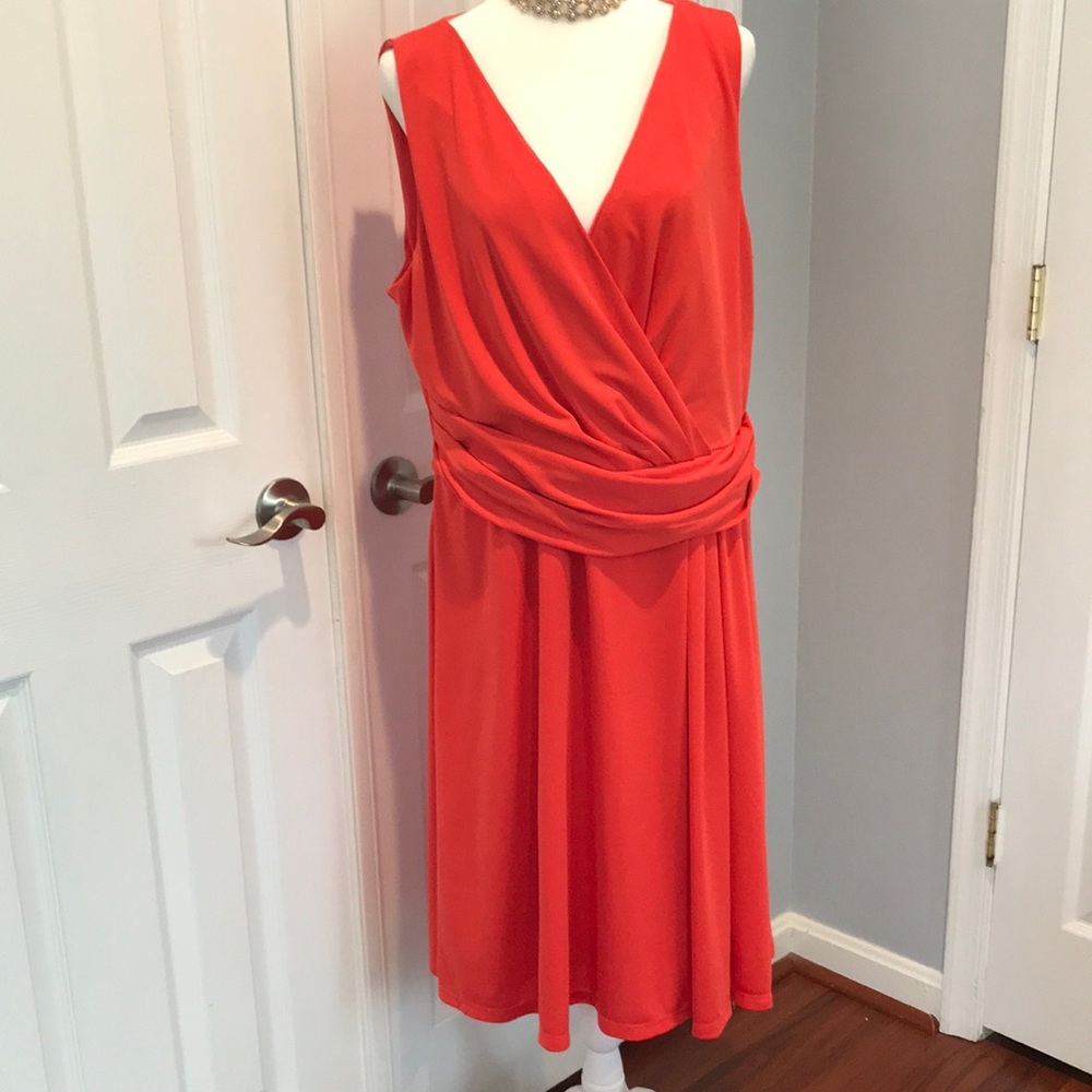 Ralph Lauren coral dress